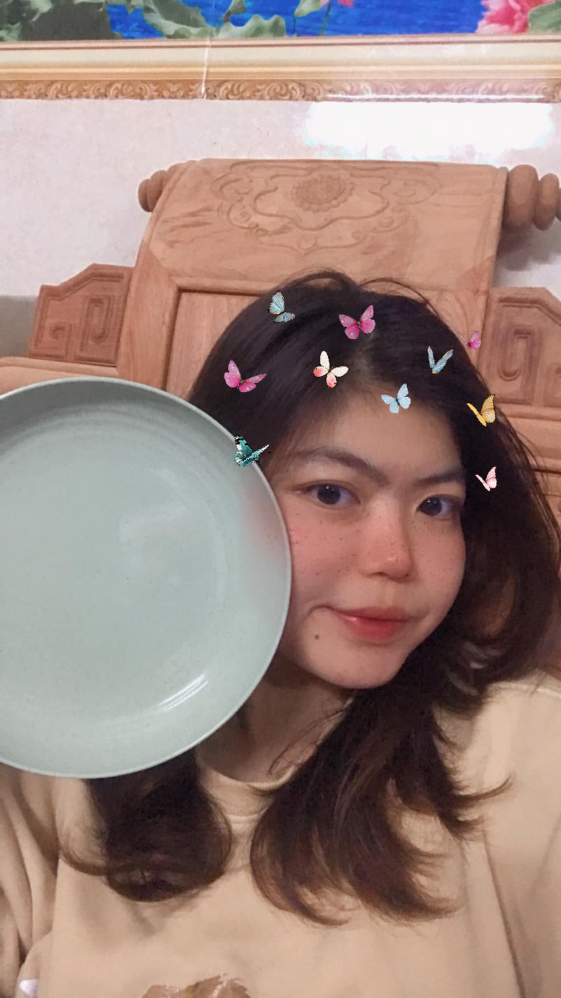 Set 4 đĩa lúa mạch size 20 siêu to khổng lồ