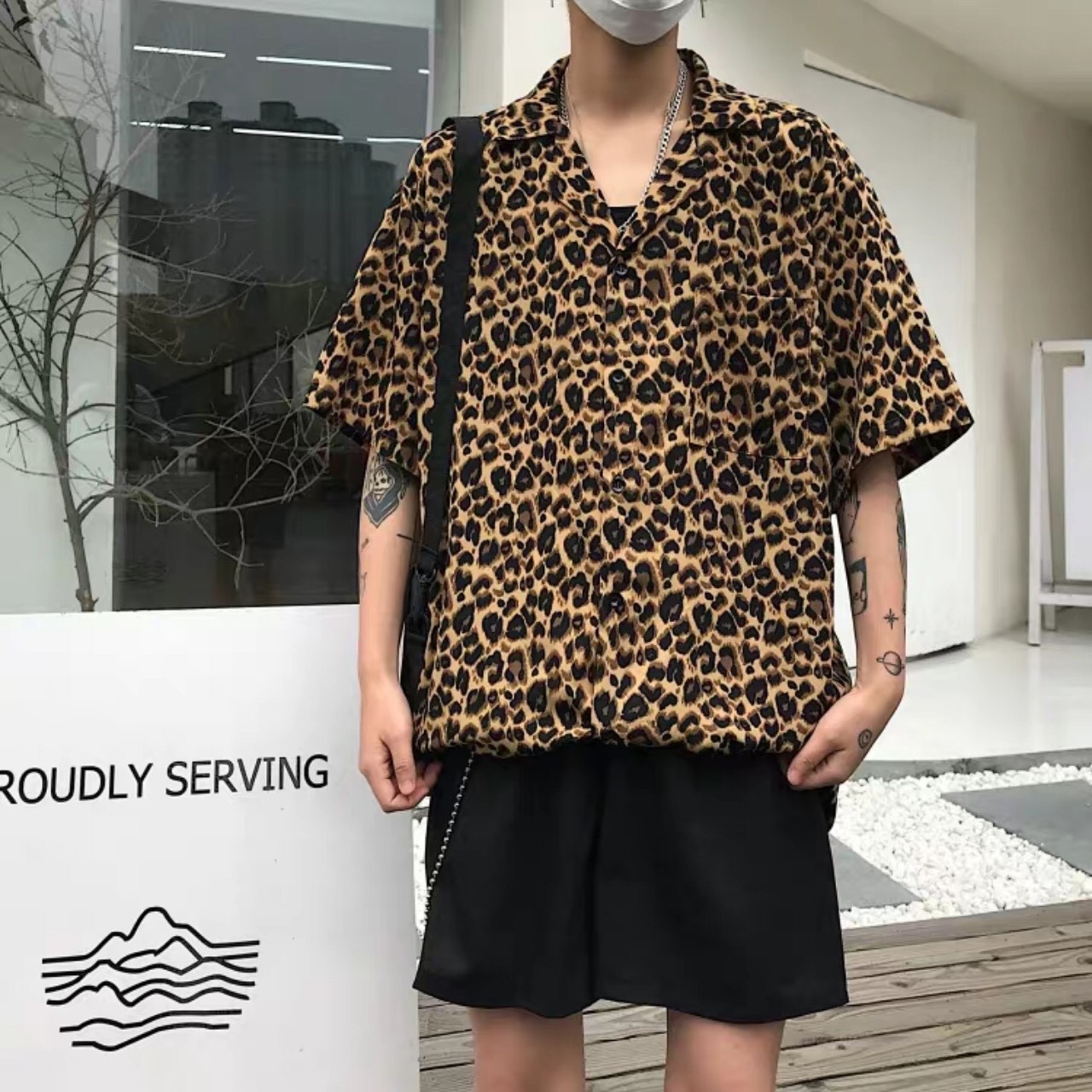 (ẢNH THẬT) ÁO SƠ MI DA BEO