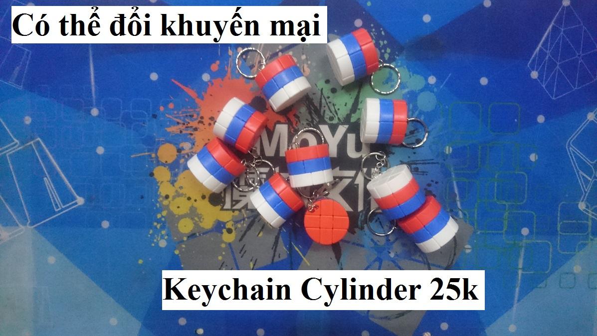 Phụ kiện Rubik. Keychain Cylinder