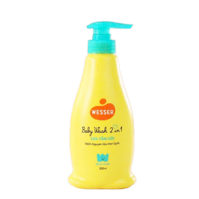 SỮA TẮM GỘI EM BÉ WESSER 500 ml