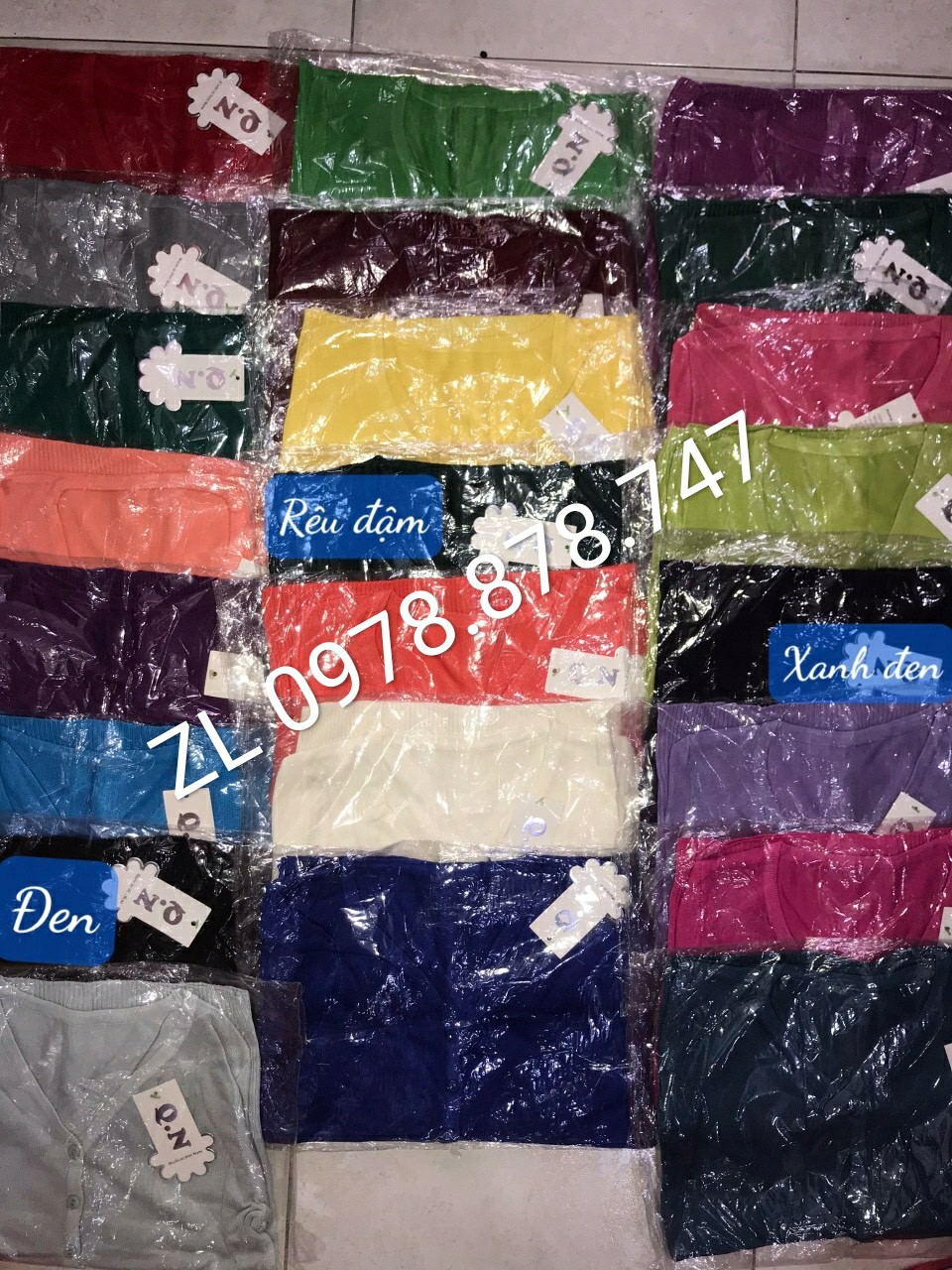 Áo Khoác Len Dây Kéo Cổ Cao