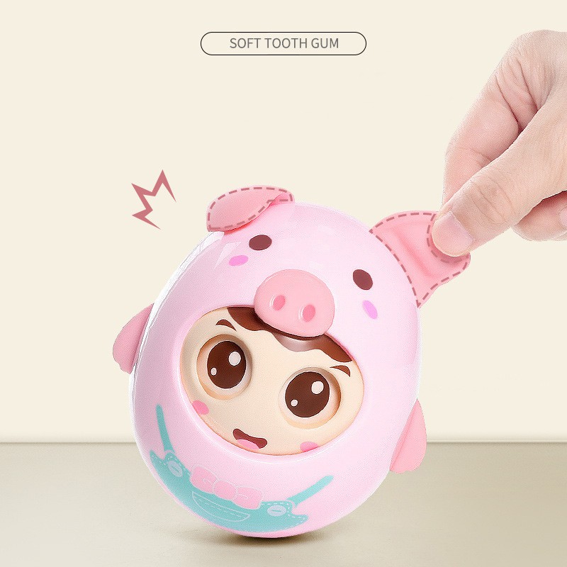 Lật Đật Chú Heo Chớp Mắt Có Chuông
