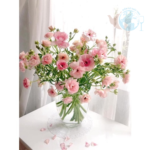Lọ cắm hoa hình quả dưa 13x20 lọ cao 20cm thân 13cm , bình bông dạng búp cao 20cm