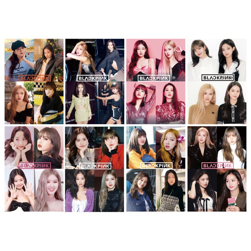 [Có sẵn, mẫu đẹp, nhiều mẫu, giá rẻ] Poster A3 Blackpink 8 tấm treo trang trí