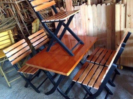 ghế gỗ cafe cóc