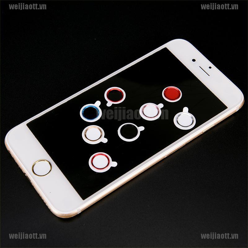 Nút Home Giả Đỏ Trắng Đen Cho...//... I.P.h.o.n.e...//... 5/5S/6/6S/6Plus/6SPlus/7/7Plus (Touch Id Buttom)