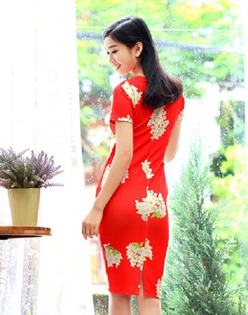 [Tặng Vòng Tay Thời Trang] Đầm Ôm Body Công Sở Nữ Phối Hoa Thời Trang D131