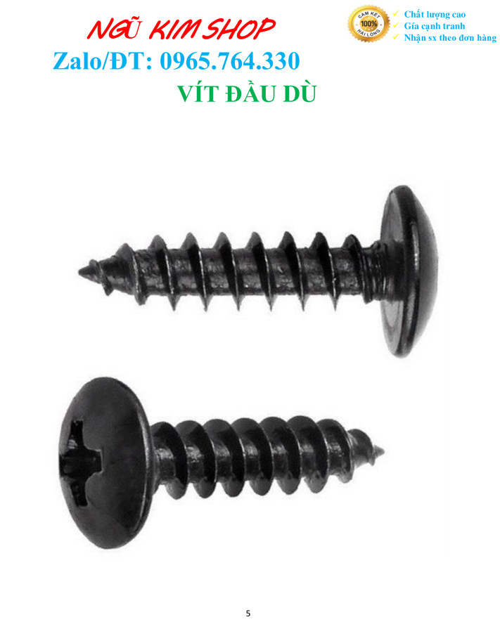 Speaker Screw _ Spirit Head Screw with Pointed Tail M4 X L