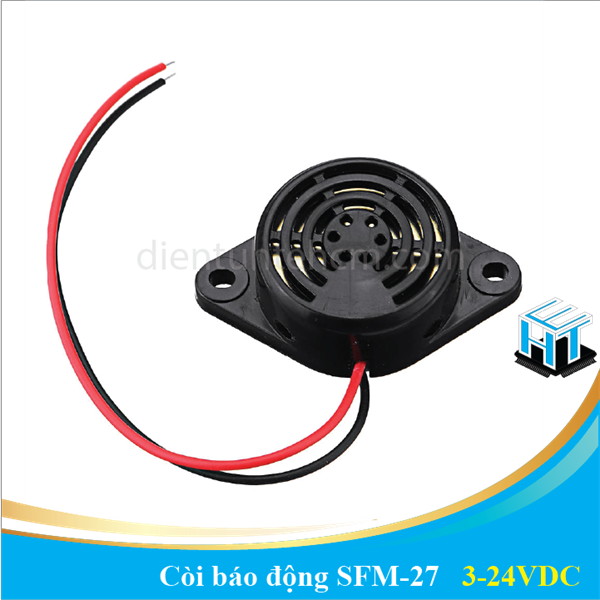 Còi báo động SFM-27 3-24VDC( còi kêu liên tục)