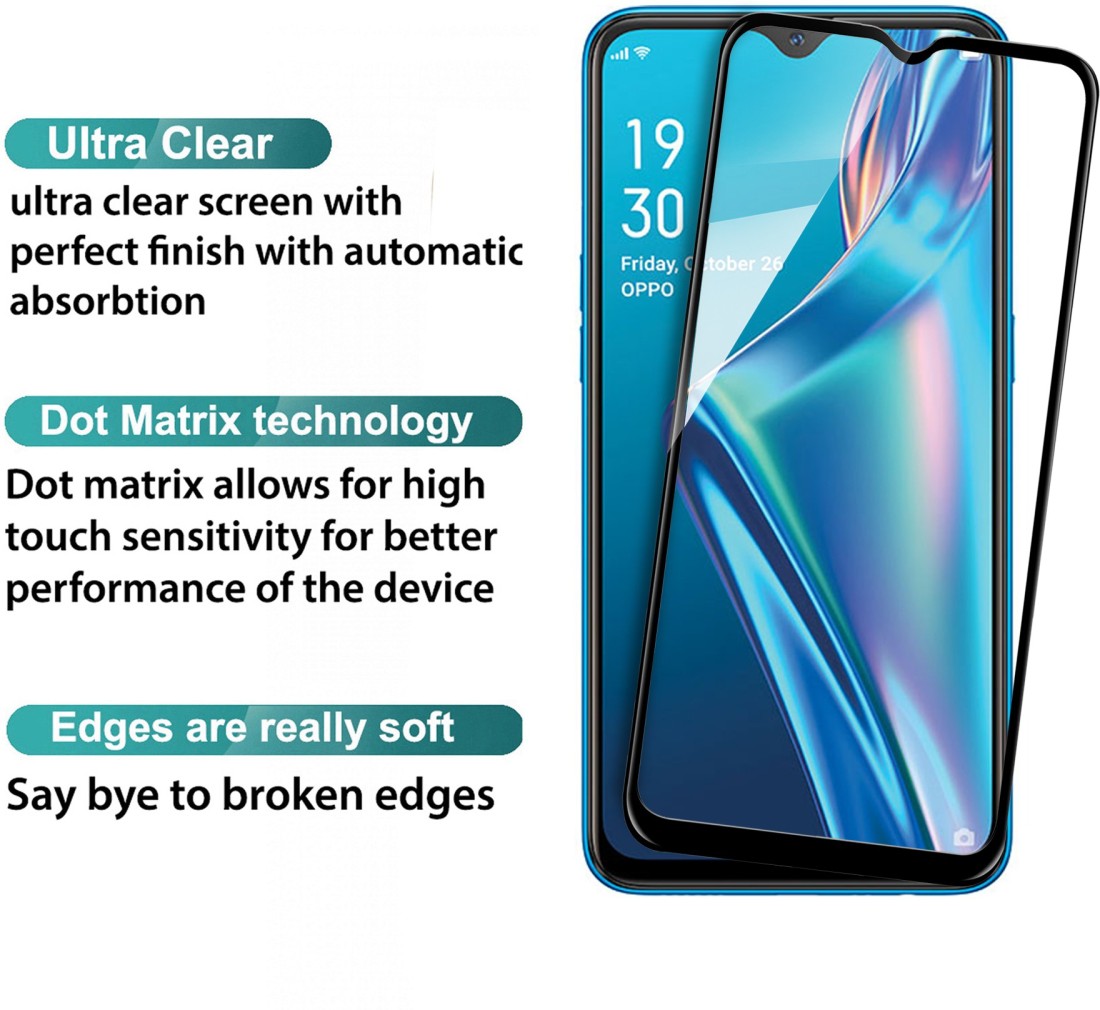Kính cường lực full màn Oppo A12