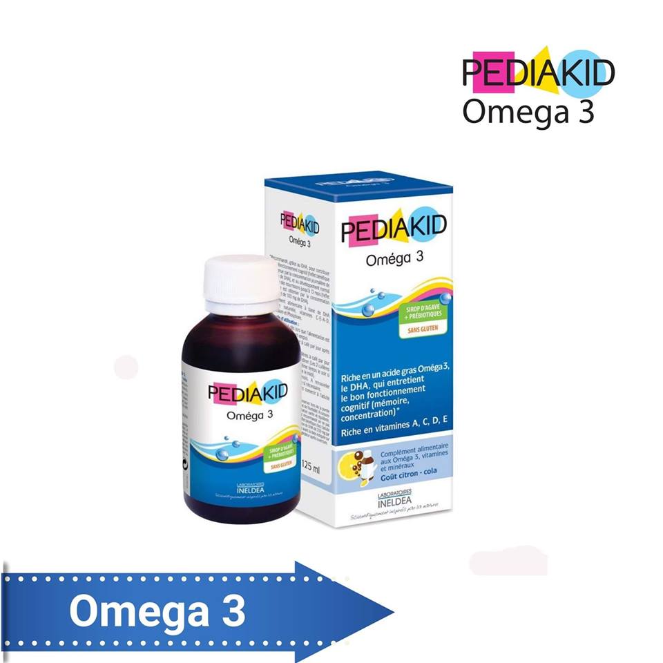 Pediakid Omega 3 và DHA cho bé