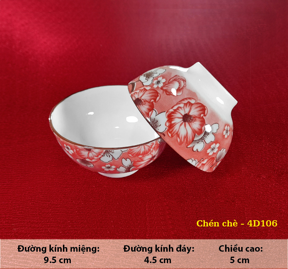 CHÉN MẮM 4D106 SỨ BÁT BẢO CAO CẤP, sINCE_1977