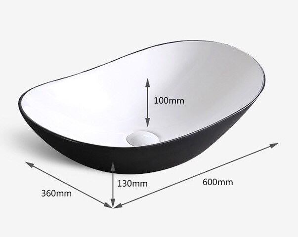 Chậu Lavabo rửa mặt đặt bàn cao cấp EBEC LV-03