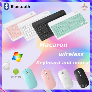Bàn phím không dây Bluetooth, thích hợp cho Windows MAC Android iOS điện thoại di động iPad máy tính bảnng, bàn phím bluetooth không dây với chuột, nút tiếng ồn thấp, bàn phím màu thumbnail