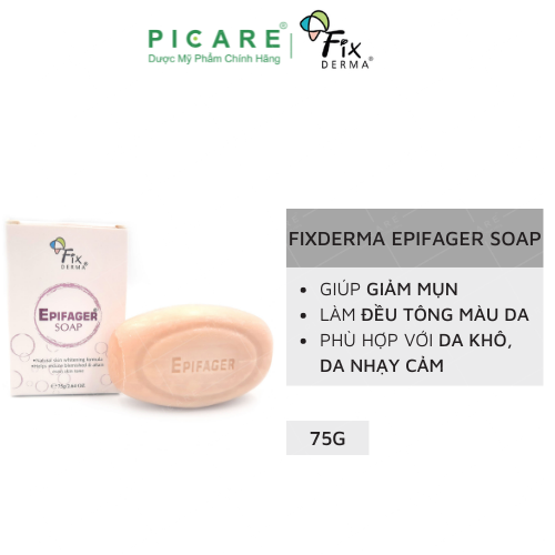 Xà phòng giúp mờ nám, thâm, tàn nhang fixderma epifager soap 75g