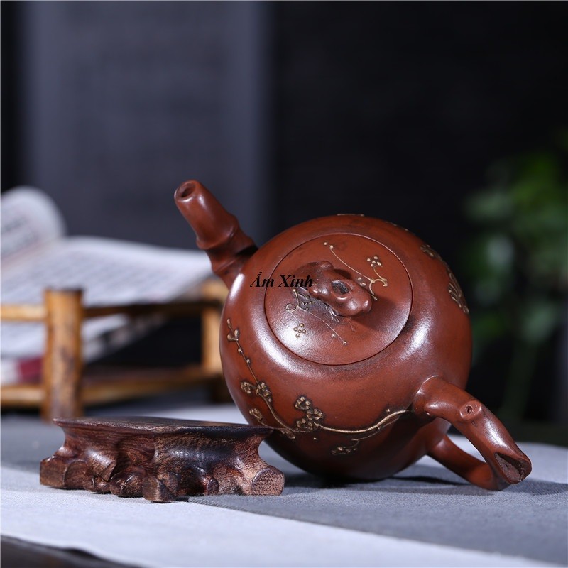 Ấm Tử Sa Nghi Hưng Báo Xuân Hoa