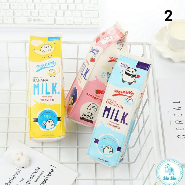 Bóp viết hộp sữa