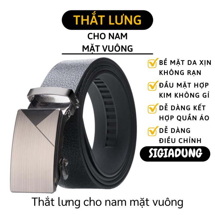 Dây nịt cho nam mặt vuông - Dậy nịt cho nam - Thắt lưng da của nam