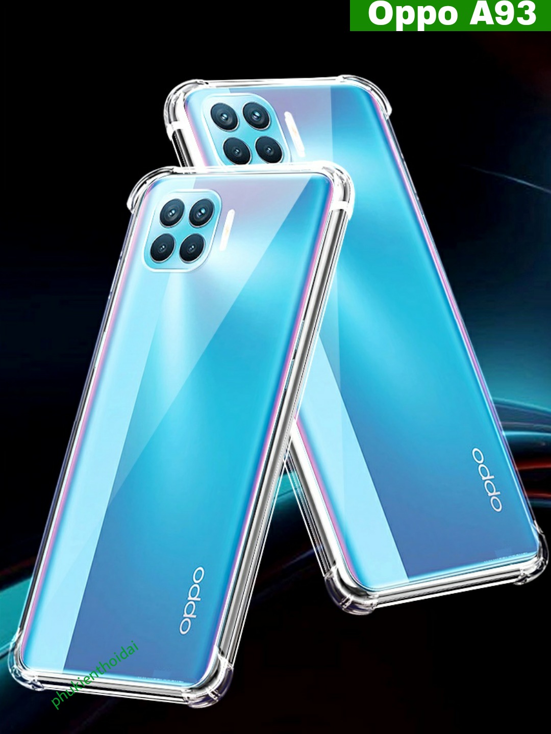 Ốp lưng Oppo A93 dẻo silicon trong suốt lồi 4 góc hạn chế ố ôm khít máy
