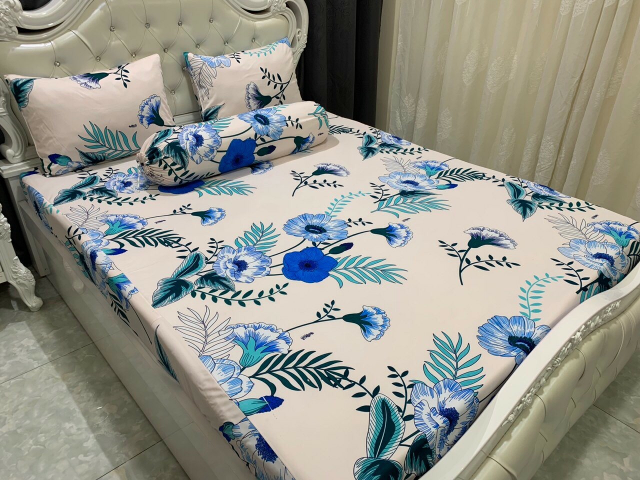 GA THUN HÀN QUỐC 4 MÓN(GA + 1 VỎ GỐI ÔM + 2 VỎ GỐI NẰM)