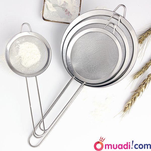 Vợt lưới lọc bột/ thực phẩm inox - Size to
