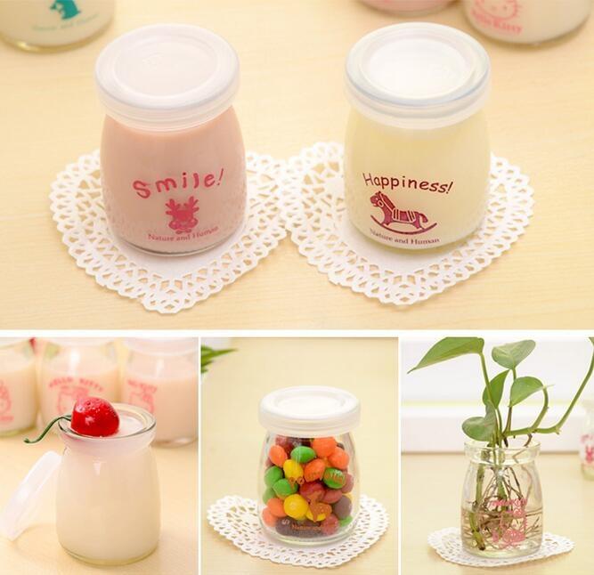 HỘP 12 HŨ THUỶ TINH ĐỰNG SỮA CHUA 100ML