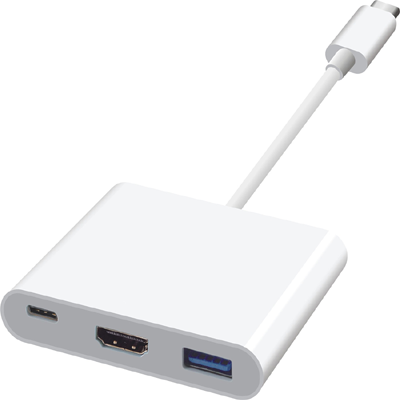 C28 - Cáp chuyểnType-C sang HDMI - USB 3.0 - Type C (Video hình ảnh sắc nét lên đến 4K) Mẫu mới