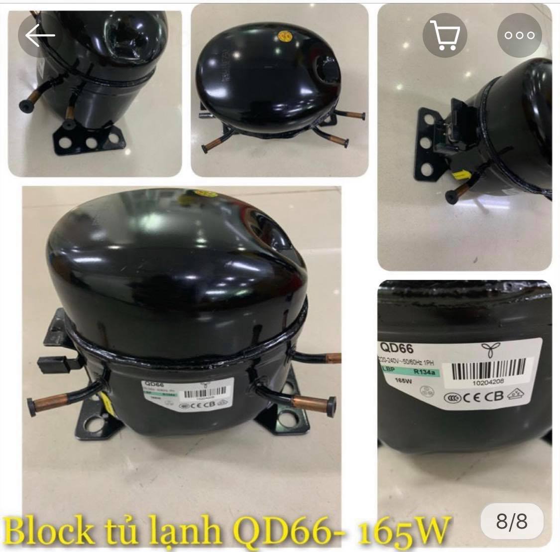 Block Tủ Lạnh QD66-165W(250L-300L)