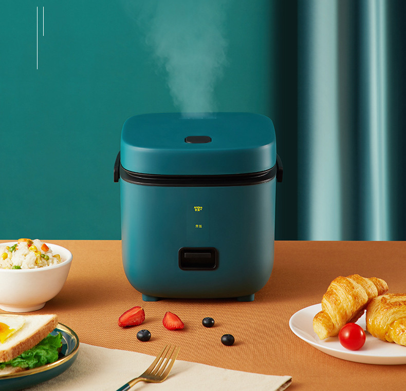 Nồi cơm điện mini 1 lít 2 ，nồi cơm điện gia dụng nhỏ gọn thiết bị nhà bếp nhỏ 1-2 người nồi nấu ăn nồi cơm điện đơn