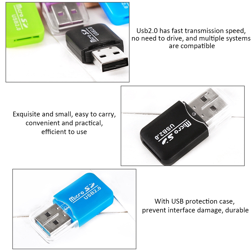 Đầu đọc thẻ nhớ 2.0 - TF và Micro SD 2 in 1