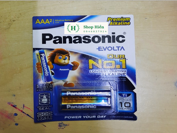 Combo 2 vỉ 4 viên Pin Evolta AAA Kiềm Panasonic LR03EG/2B (Hàng Chính Hãng)