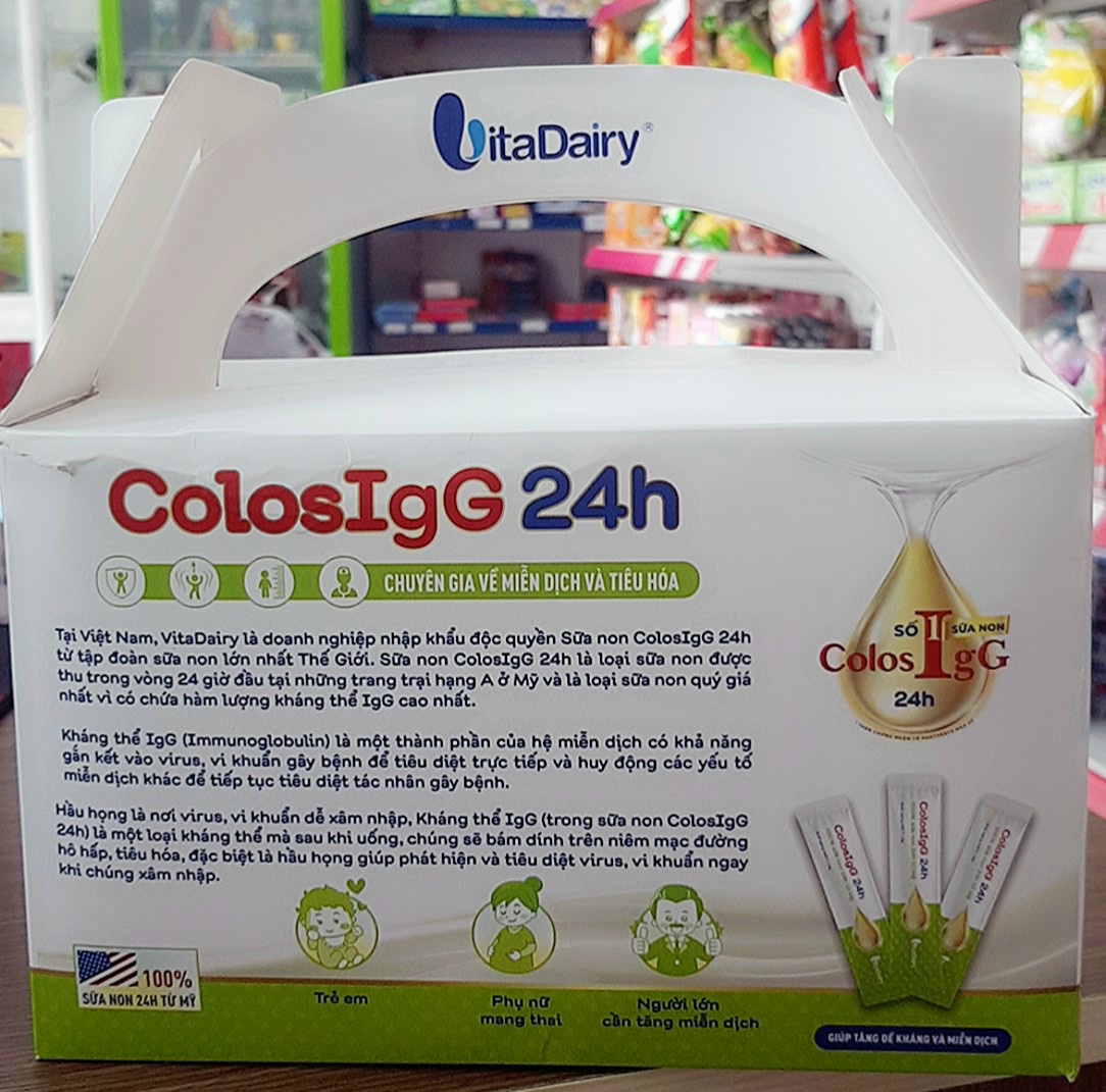Sữa non Colos IgG 24h(sữa non miễn dịch)