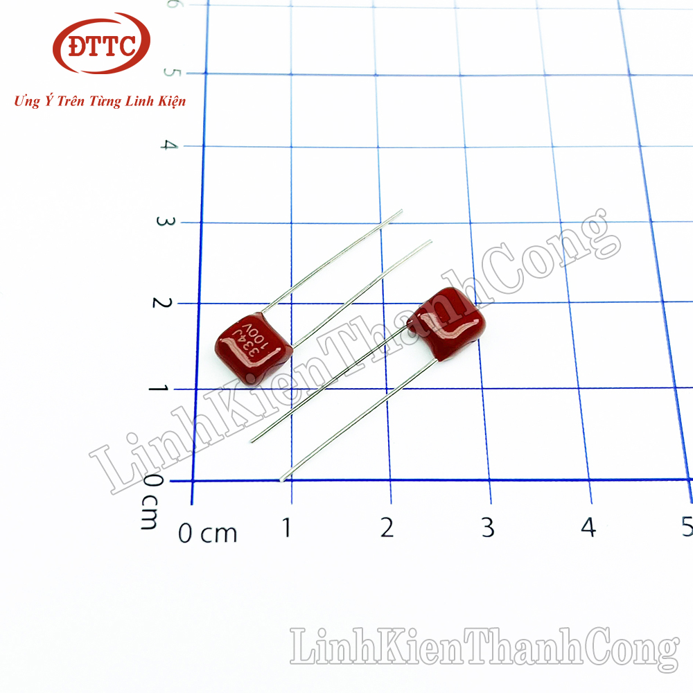 Tụ CBB 0.33uF 334J 100V 5mm