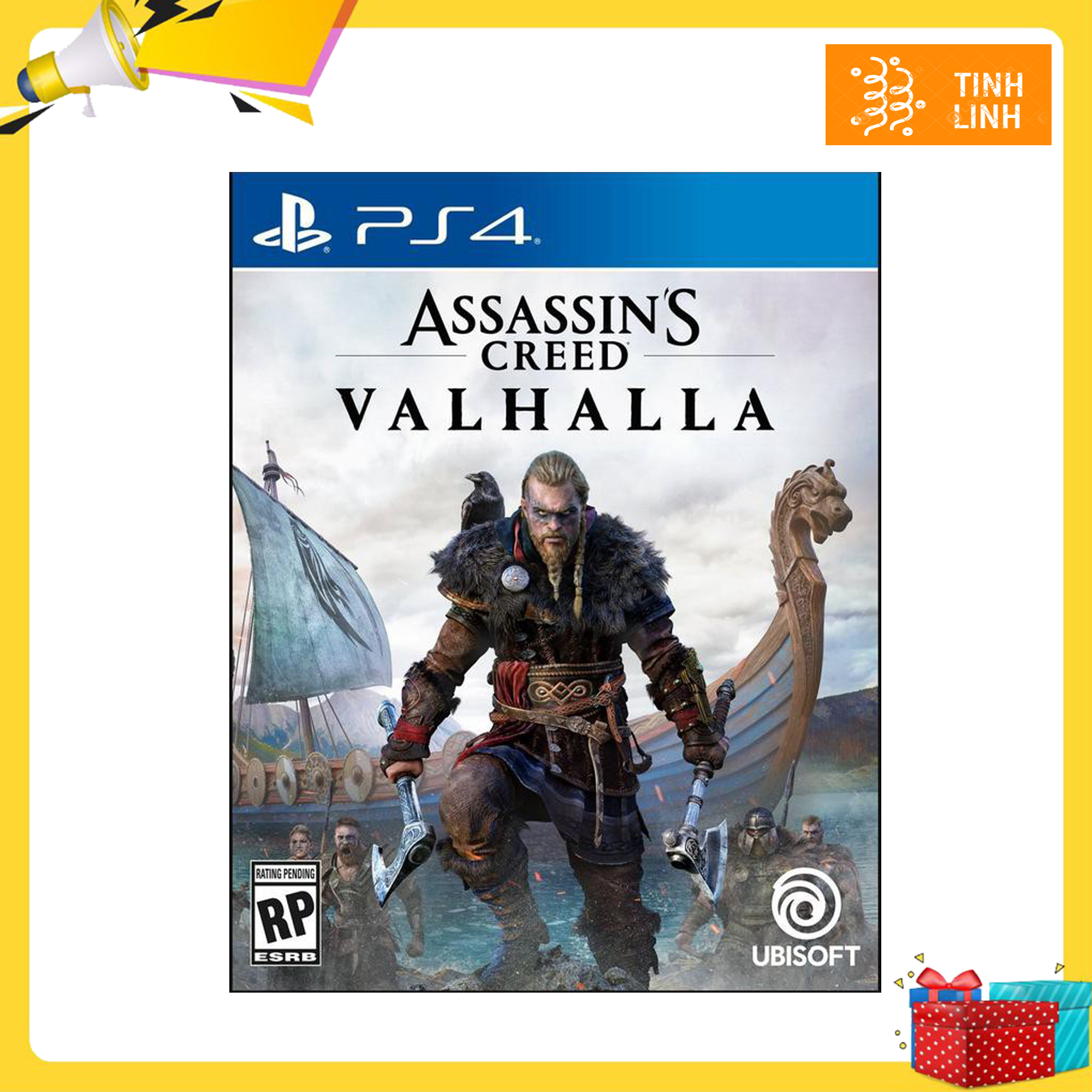 Đĩa Game PS4 Assasins Creed Valhalla