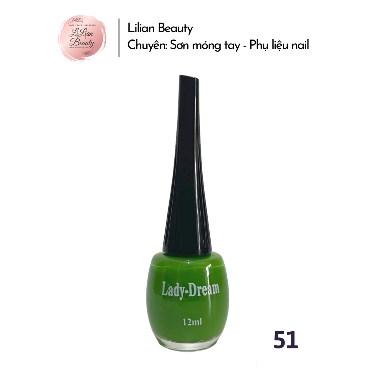 SƠN MÓNG TAY LADYDREAM - TÔNG MÀU SỮA