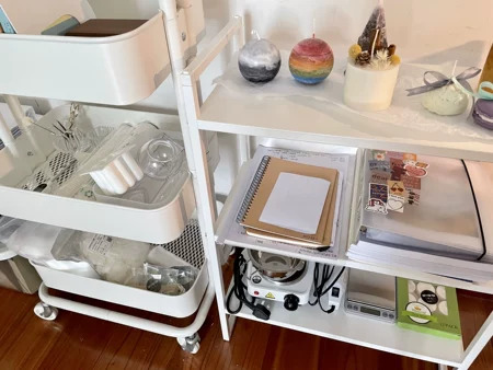 Kệ thép đa năng để đồ 3 tầng Jonaxel IKEA