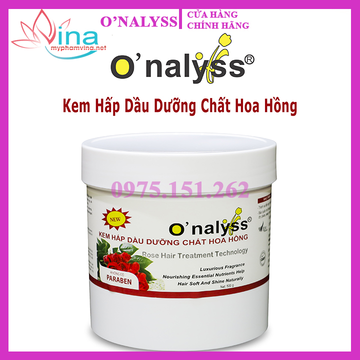 Hấp dầu onalyss hương hoa hồng 500g