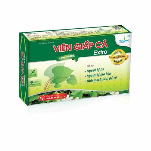 Viên giấp cá Extra - dùng cho người bị trĩ, táo bón