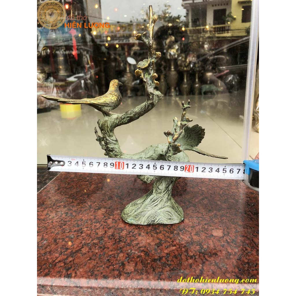Chim Uyên Ương Bằng Đồng 2 Cỡ
