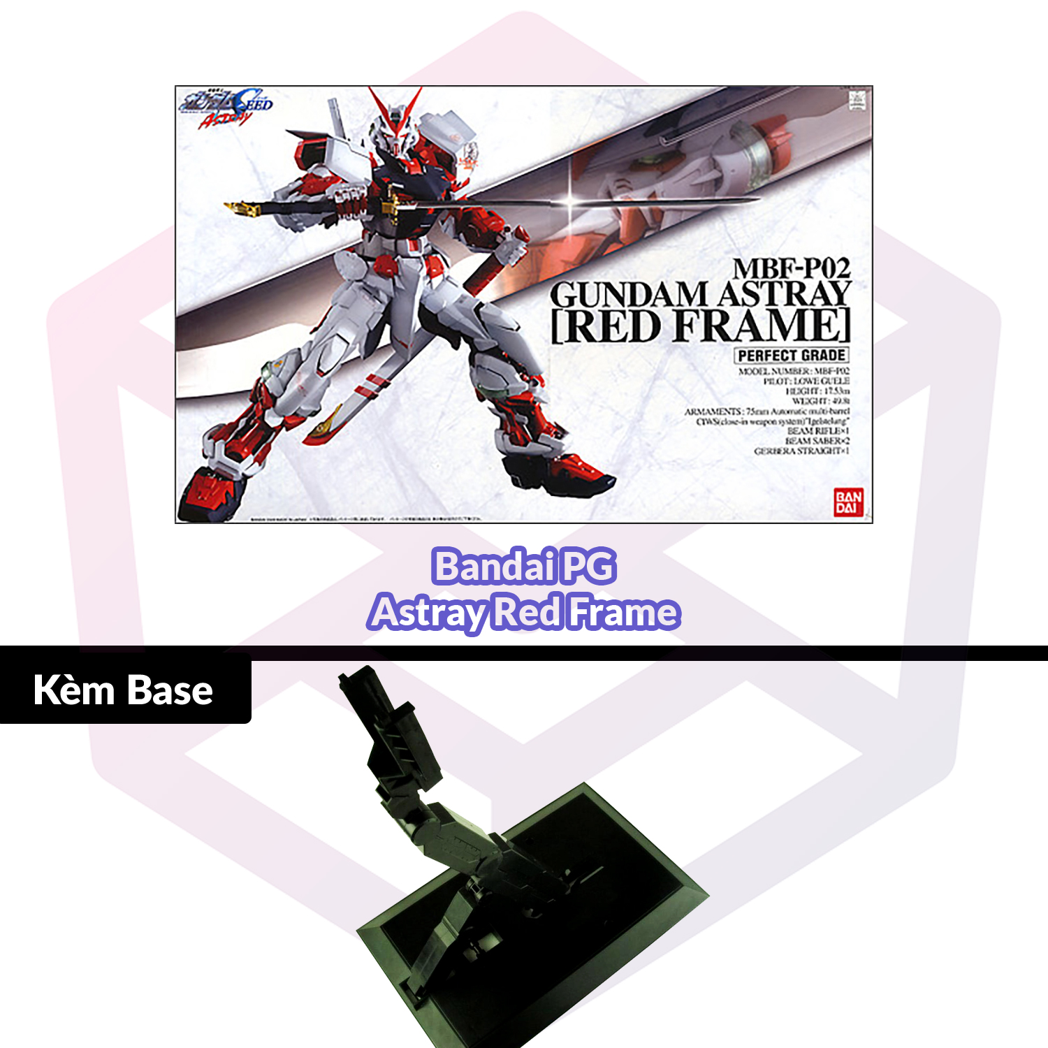 Mô Hình Gundam Bandai Pg Astray Red Frame 1/60 Gundam Seed Astray [Gdb]  [Bpg] | Lazada.Vn