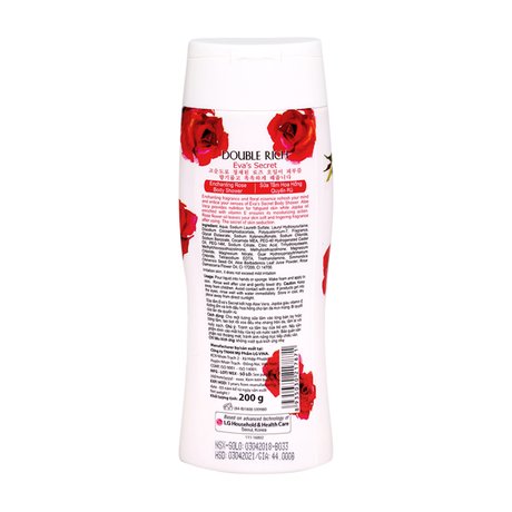 Sữa tắm hoa hồng Double Rich Eva's Secret 200g