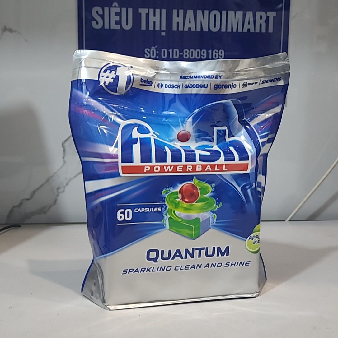 Viên rửa bát Finish Quantum 60 Viên nhập khẩu đức