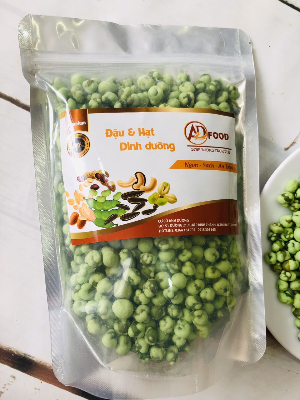 500G ĐẬU HÀ LAN WASABI SIÊU NGON