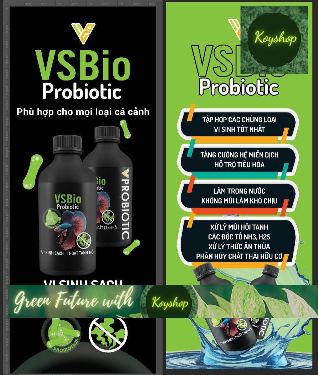 Men vi sinh vs bio probiotic làm trong nước hỗ trợ tiêu hóa