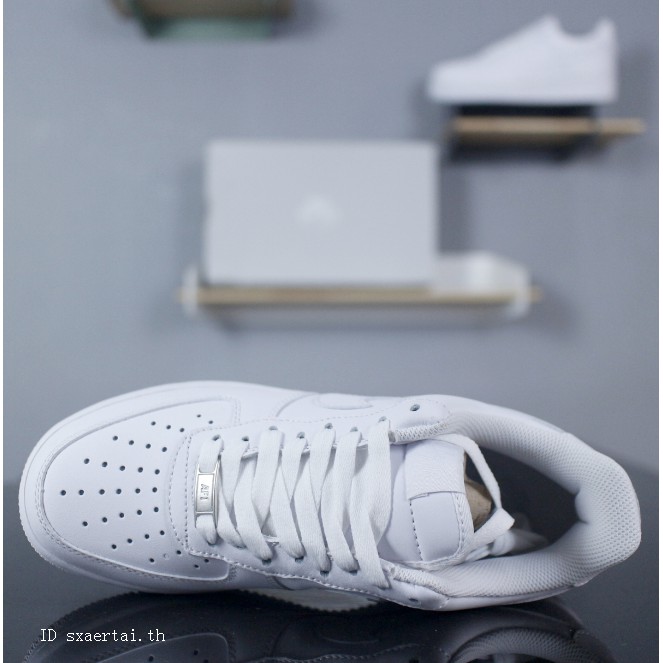 Giày sneaker Air force 1 all white ( Giày Nam nữ Af1 cổ thấp màu trắng )