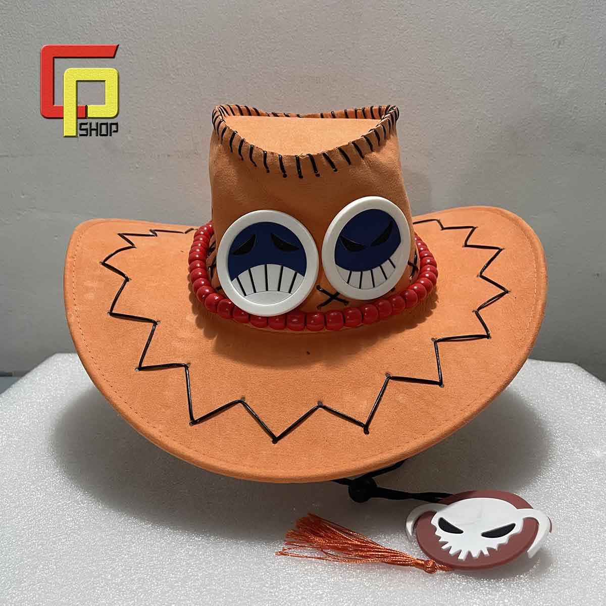 Mũ nón Cosplay Ace - Nón cosplay Ace - Cosplay One Piece - nón ace - mũ ace