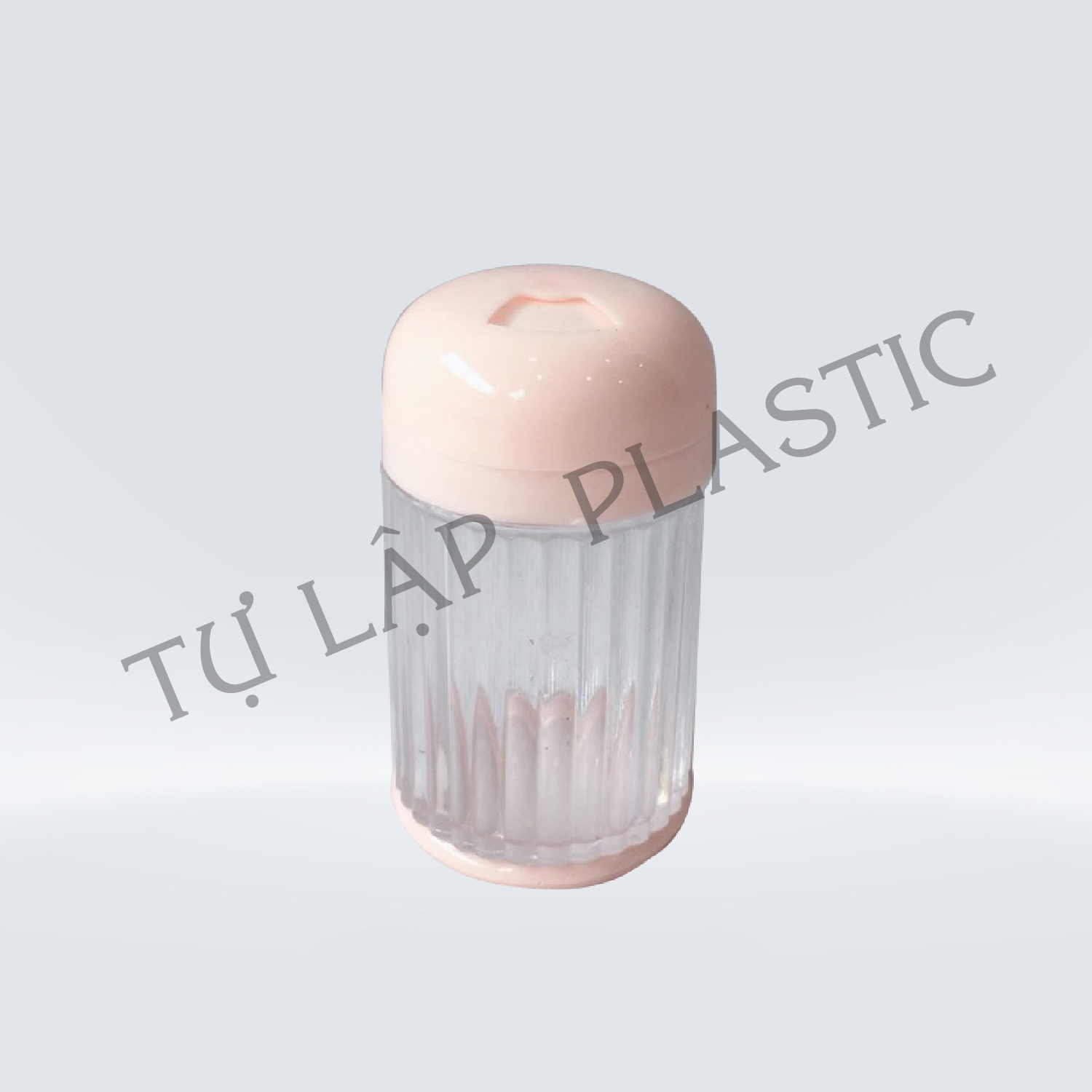 Hủ đựng Tiêu Sọc TỰ LẬP - 4.6X4.6X8.6XCM