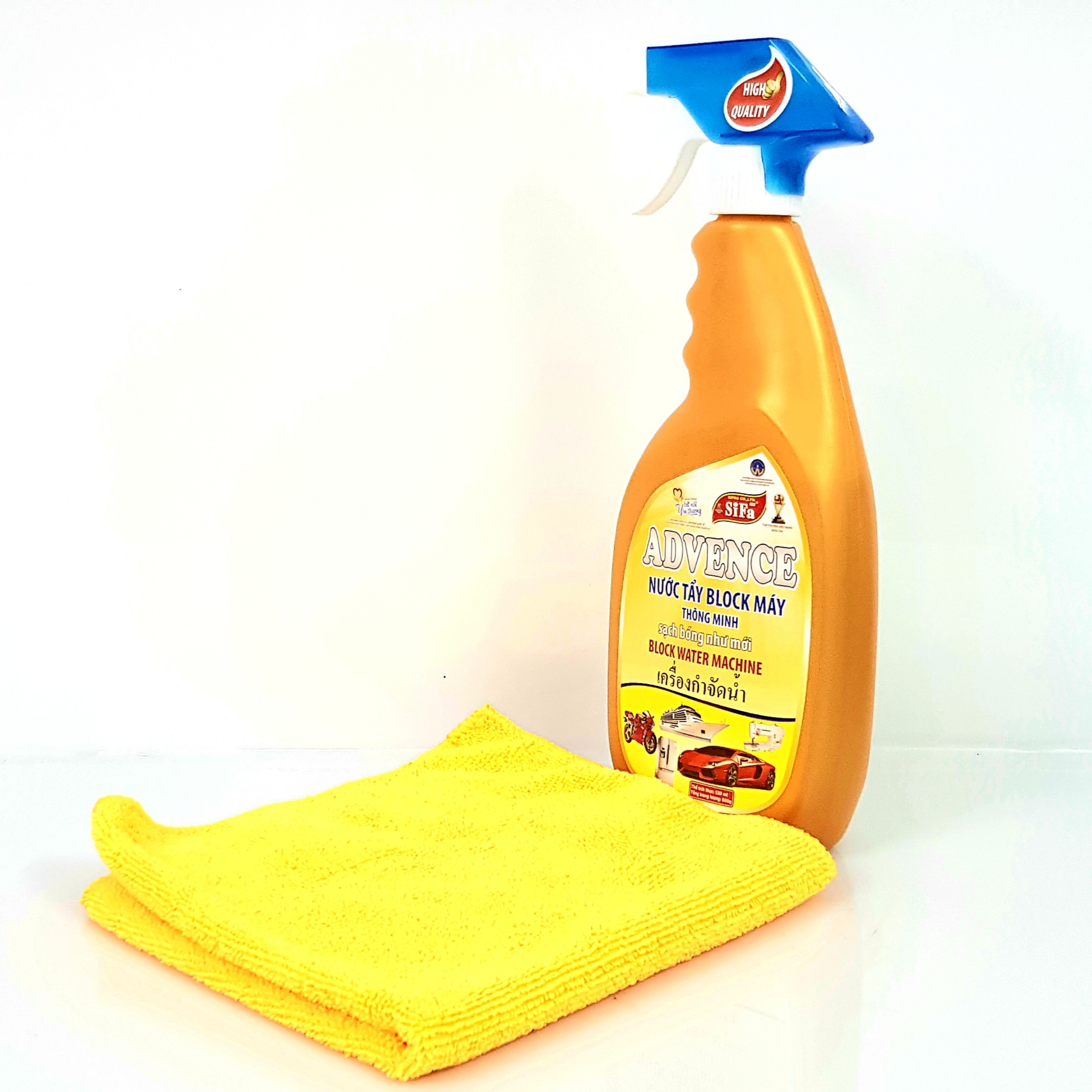 [HCM][CÓ KÈM KHĂN] NƯỚC TẨY RỬA BLOCK MÁY SIFA 550ML