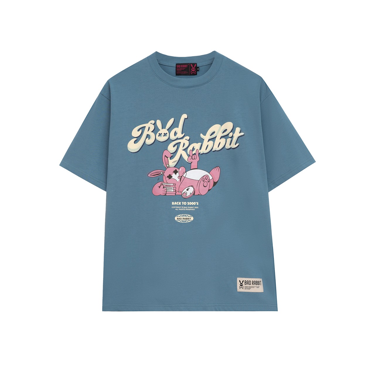 Áo thun Nam Nữ Bad Rabbit RABBIT S TAPES 100% Cotton