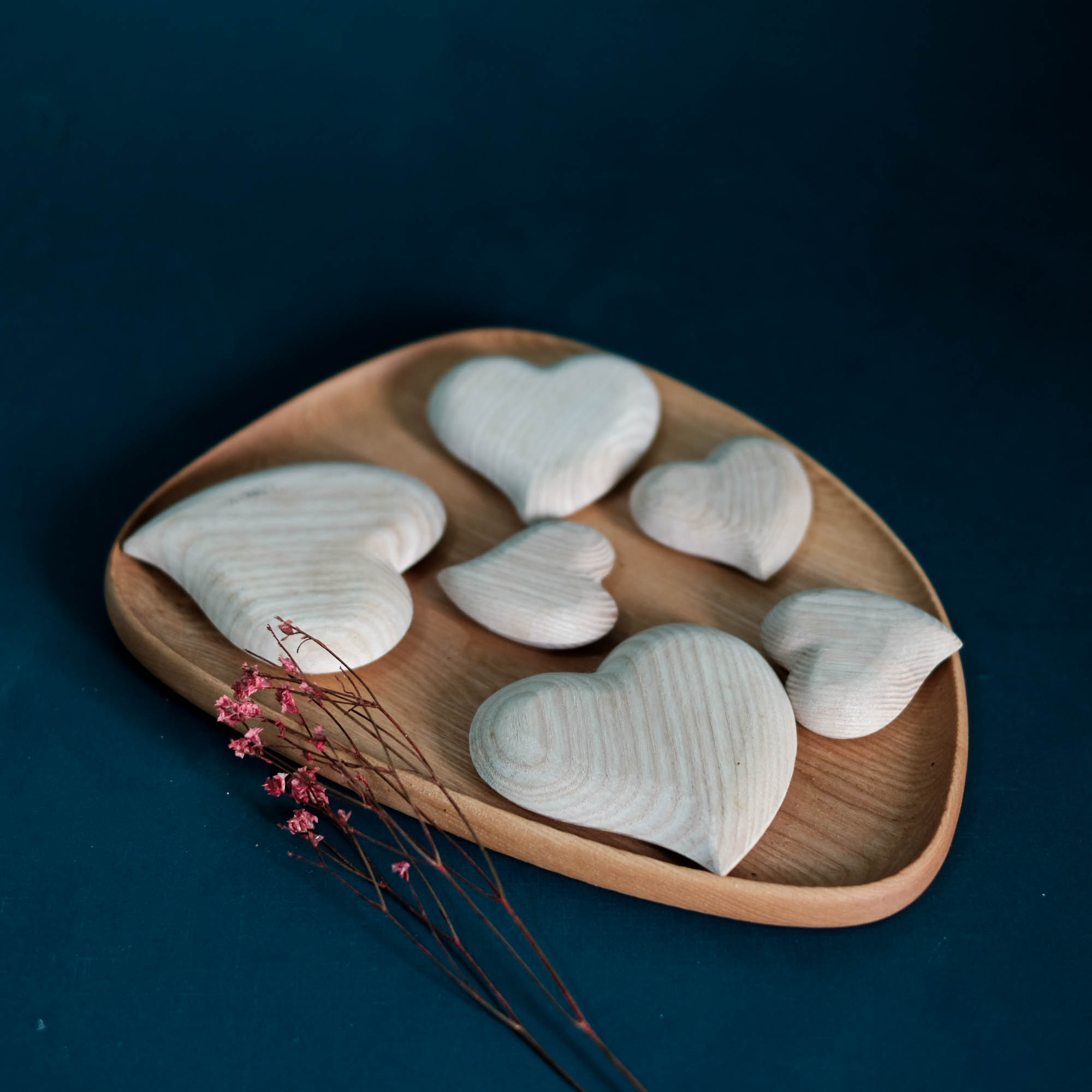 [HCM]Trái tim gỗ trang trí - Trái tim gỗ handmade